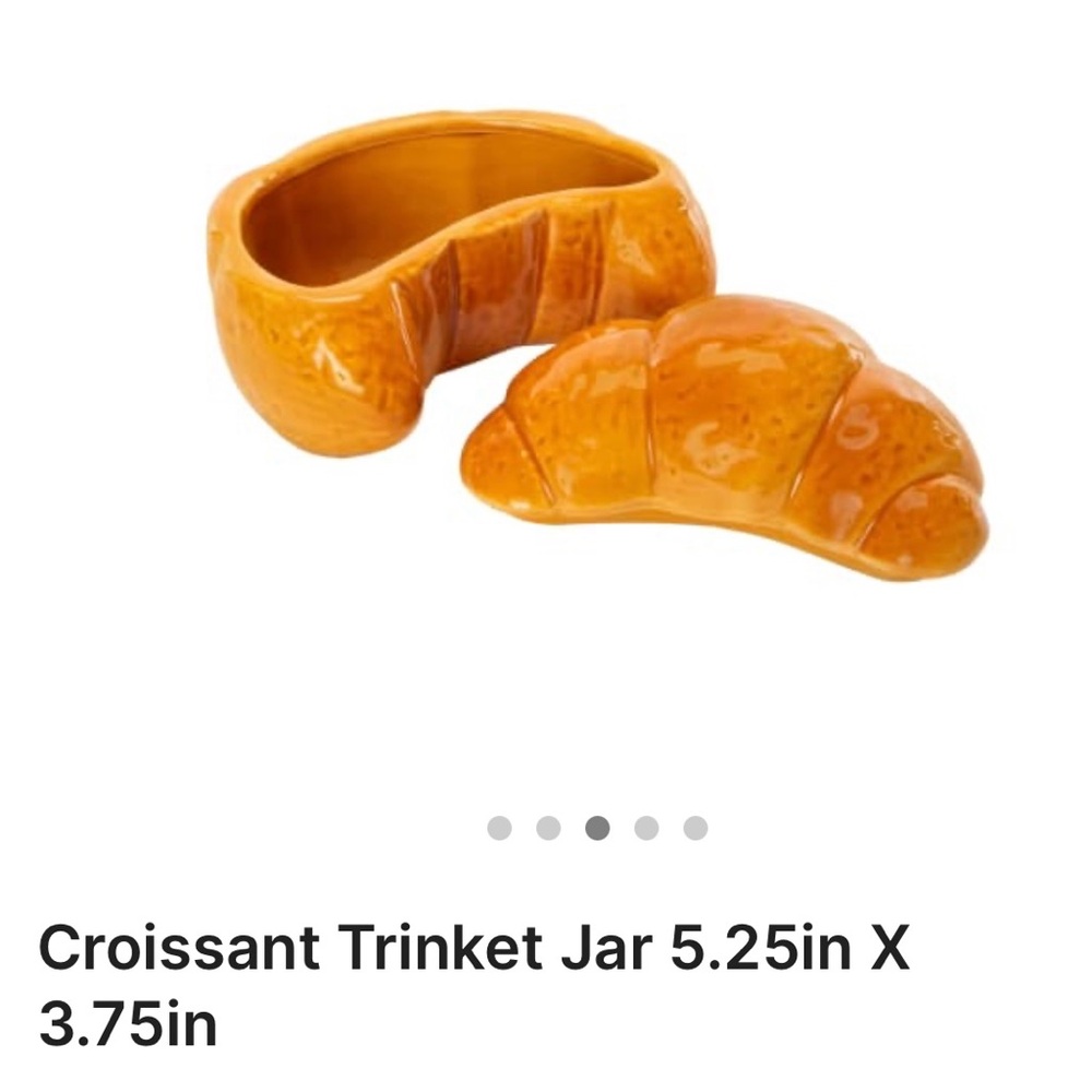 COPY - Viral Croissant 🥐 Trinket Box from five below! - Picture 2 of 7
